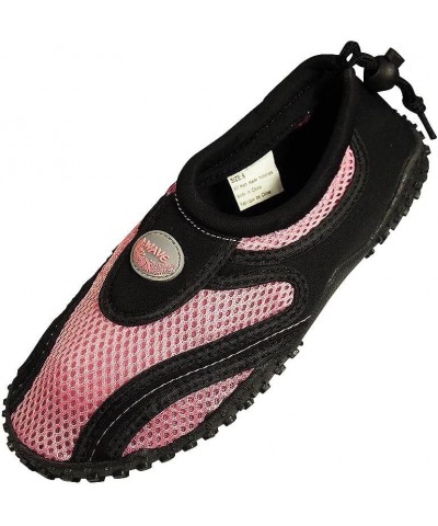 Womens Water Shoes Aqua Socks Pool Beach ,Yoga,Dance and Exercise (11, Black/Pink 1185L) $12.97 Outdoor Shoes