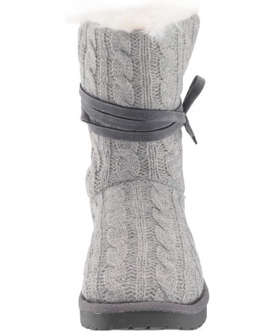 Women's Pull on Fashion Boot Light Grey $21.99 Boots