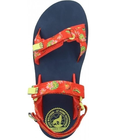 Women's Outfresh Deluxe Sandal W Hiking Tulip Red All Over $33.01 Sandals