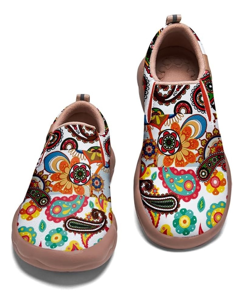 Women's Travel Shoes Slip On Sneakers Casual Cozy Loafers | Printing & Art Painted-2 $37.74 Loafers & Slip-Ons