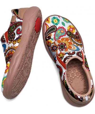 Women's Travel Shoes Slip On Sneakers Casual Cozy Loafers | Printing & Art Painted-2 $37.74 Loafers & Slip-Ons