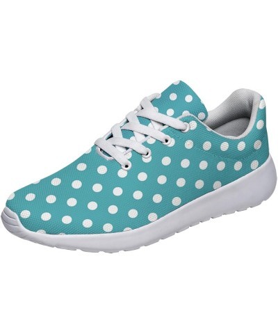 Polka Dot Shoes for Women Men Fashion Breathable Running Shoes Ladies Dots Sneakers Polka Dot White 77 $38.39 Athletic Shoes