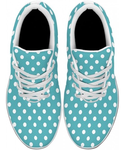 Polka Dot Shoes for Women Men Fashion Breathable Running Shoes Ladies Dots Sneakers Polka Dot White 77 $38.39 Athletic Shoes