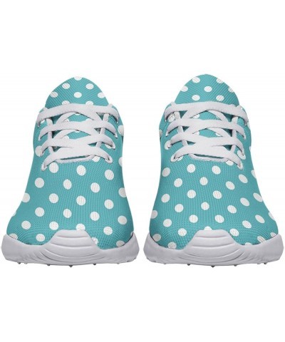 Polka Dot Shoes for Women Men Fashion Breathable Running Shoes Ladies Dots Sneakers Polka Dot White 77 $38.39 Athletic Shoes