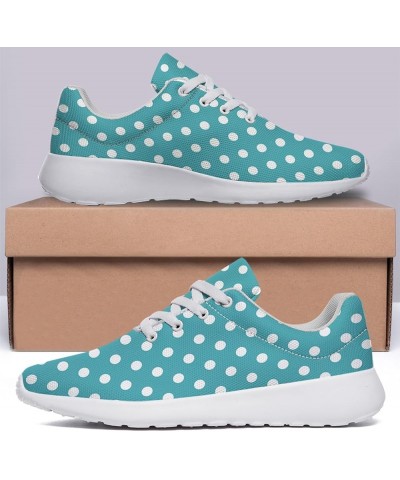 Polka Dot Shoes for Women Men Fashion Breathable Running Shoes Ladies Dots Sneakers Polka Dot White 77 $38.39 Athletic Shoes