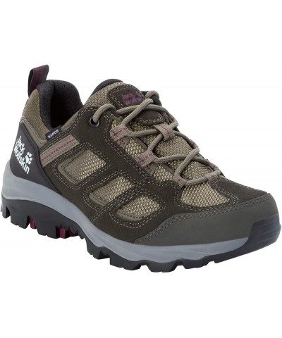 Women's Walking Shoe Khaki Burgundy $42.09 Outdoor Shoes