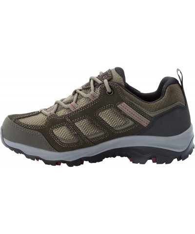 Women's Walking Shoe Khaki Burgundy $42.09 Outdoor Shoes