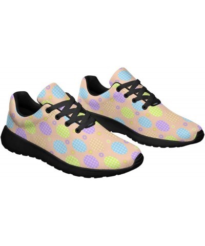 Easter Day Shoes,Colorful Easter Bunny Eggs Print Fashion Running Walking Sneakers Easter Day Black 44 $39.19 Fashion Sneakers