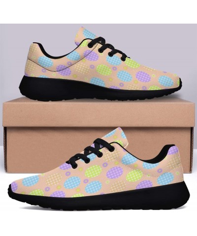 Easter Day Shoes,Colorful Easter Bunny Eggs Print Fashion Running Walking Sneakers Easter Day Black 44 $39.19 Fashion Sneakers