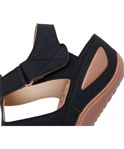 Sandals for Women Casual Summer Slide Hollow Out Comfy Sandals Shoes Summer Beach Thick-Soled Women's Ladies Fashion Wedges H...