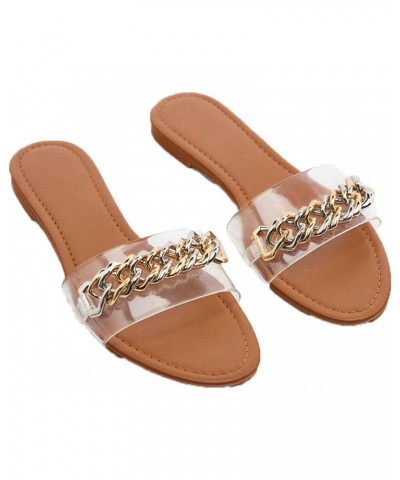 Flat Sandals For Women Elegant Women Flat shoes Female Casual Slippers womenSlingback Low heel shoes Women Sandals (Size : 8....