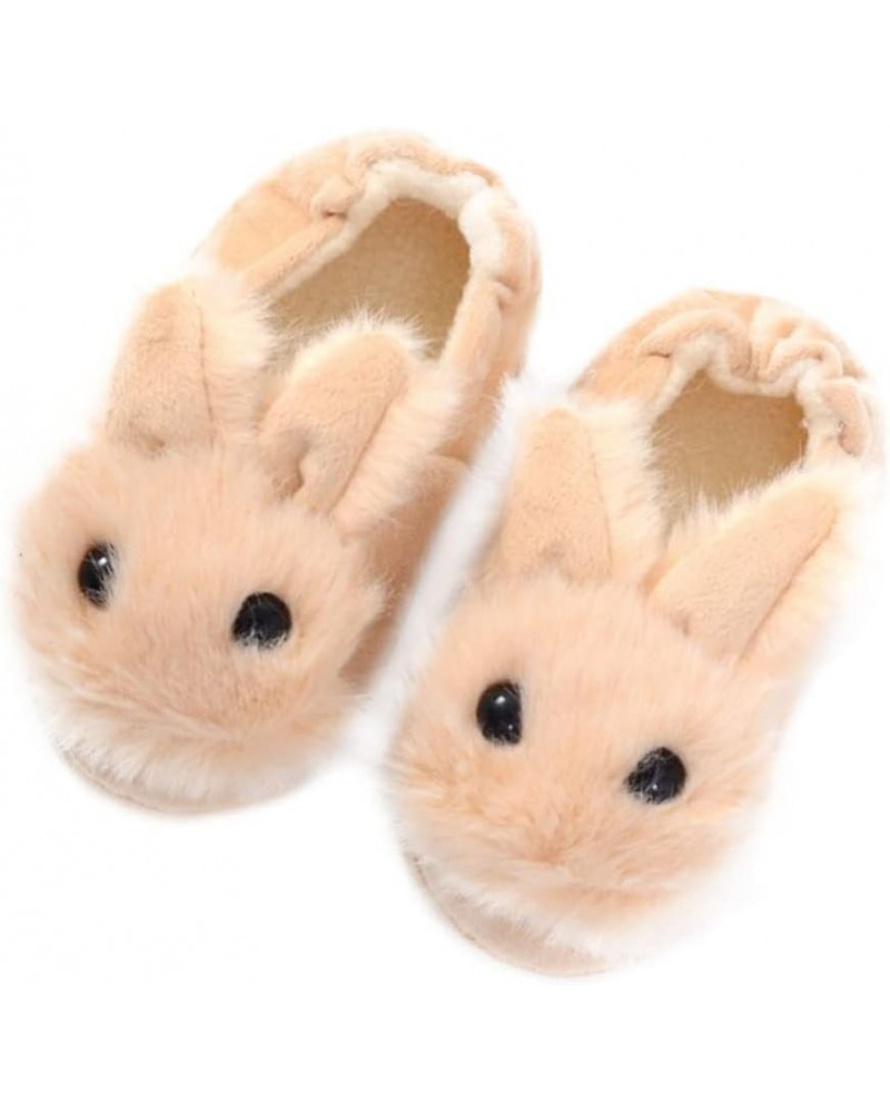 1 Pair of Bunny Slippers for Women Cute Rabbit Ear Plush Slippers Non-Slip Fluffy Bunny Slipper Indoor Warm Plush Animal Shoe...