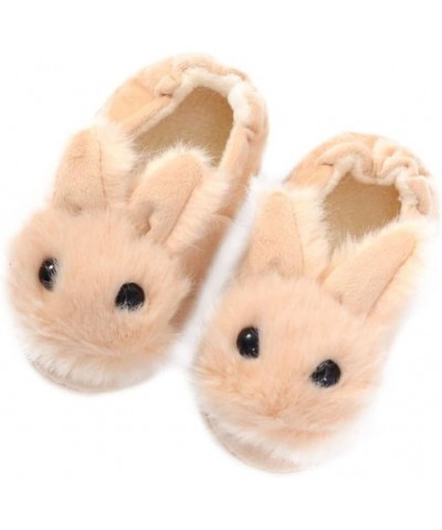 1 Pair of Bunny Slippers for Women Cute Rabbit Ear Plush Slippers Non-Slip Fluffy Bunny Slipper Indoor Warm Plush Animal Shoe...