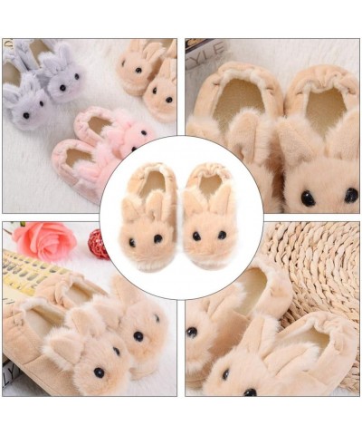 1 Pair of Bunny Slippers for Women Cute Rabbit Ear Plush Slippers Non-Slip Fluffy Bunny Slipper Indoor Warm Plush Animal Shoe...