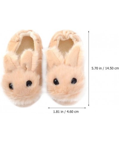 1 Pair of Bunny Slippers for Women Cute Rabbit Ear Plush Slippers Non-Slip Fluffy Bunny Slipper Indoor Warm Plush Animal Shoe...