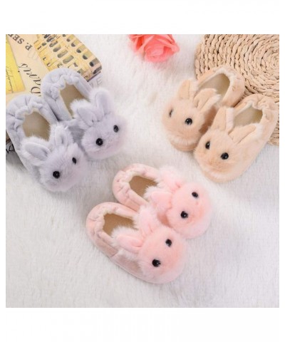 1 Pair of Bunny Slippers for Women Cute Rabbit Ear Plush Slippers Non-Slip Fluffy Bunny Slipper Indoor Warm Plush Animal Shoe...