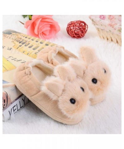 1 Pair of Bunny Slippers for Women Cute Rabbit Ear Plush Slippers Non-Slip Fluffy Bunny Slipper Indoor Warm Plush Animal Shoe...