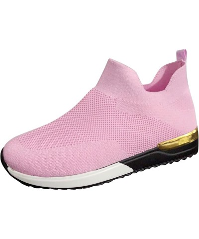 Walking Shoes for Women Fashion Comfortable Mesh Platform Wedge Slip On Sock Sneakers Running Tennis Hiking Outdoor Sports At...