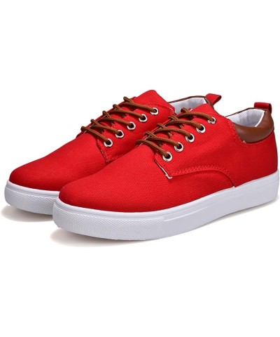 Mens Running Sneakers Slip on Walking Shoes Tennis Comfort Work Soft Sole Trainers Dress Shoes for Men Red $13.94 Boots