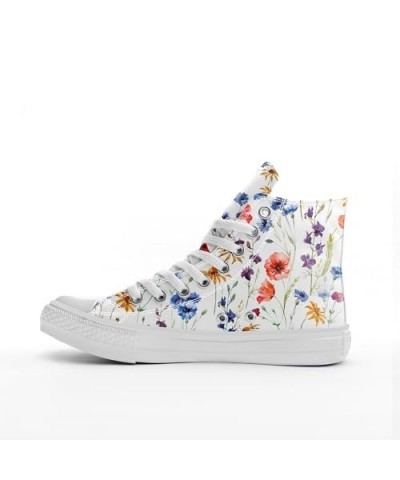 Basic Blank Flowers Canvas Shoes Low top Classic Style Women Fashion Sneakers (6.5) 14.5 $35.60 Fashion Sneakers