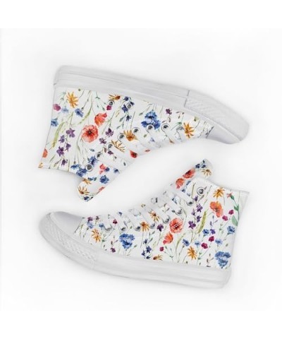 Basic Blank Flowers Canvas Shoes Low top Classic Style Women Fashion Sneakers (6.5) 14.5 $35.60 Fashion Sneakers