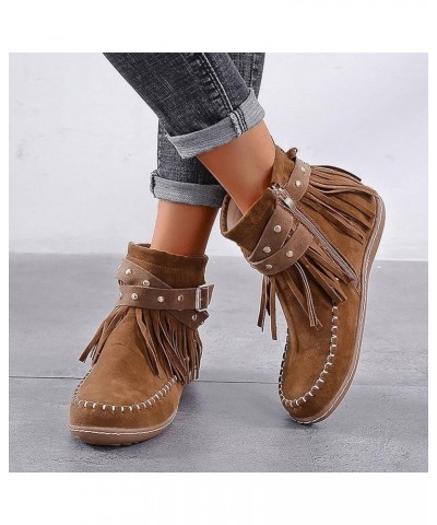 Wedge Boots for Women Arch Support Ankle Booties Women's Suede Low Wedges Slip On Boots Casual Cutout Chelsea Short Boots Lac...