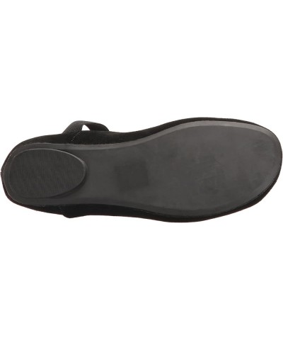 Women's Monica Ballet Flat Black Suede $15.47 Flats