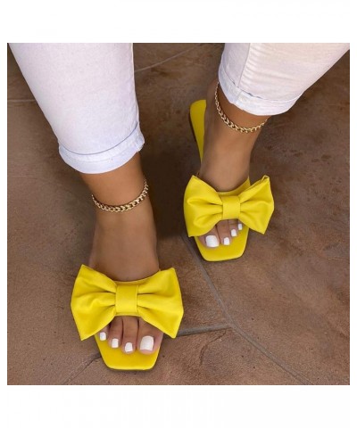 Women's Sandal Wedge Platform Sandals Adjustable Flip Flops Roman Ankle Strappy Zip Up Flats Walking Sandals LS4 Yellow $11.4...