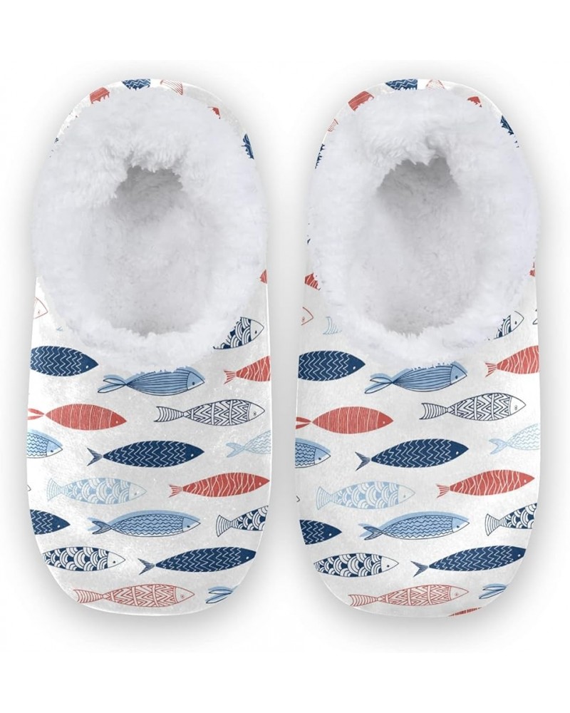 Unisex Fuzzy House Slippers, Warm Fur Lining Shoes, Non-Slip Memory Foam Slippers M-XXL Multi 12 $14.57 Slippers