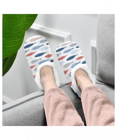 Unisex Fuzzy House Slippers, Warm Fur Lining Shoes, Non-Slip Memory Foam Slippers M-XXL Multi 12 $14.57 Slippers