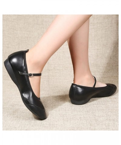 Women's Ballet Flat Shoes, Women Cute Slip-On Ballet Shoes Soft Solid Classic Pointed Toe Flats Black $17.39 Fashion Sneakers