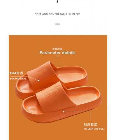 1pcs Thick Soled Sandals and Slippers, Summer Home, Bathroom, Shower, Home, Male and Female Couple Shoes(1 pcs (Yellow),38-39...