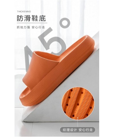 1pcs Thick Soled Sandals and Slippers, Summer Home, Bathroom, Shower, Home, Male and Female Couple Shoes(1 pcs (Yellow),38-39...