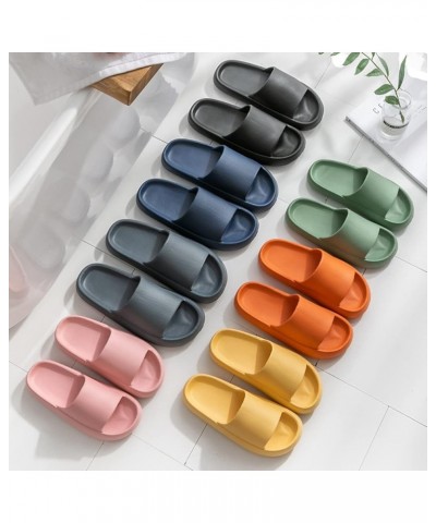 1pcs Thick Soled Sandals and Slippers, Summer Home, Bathroom, Shower, Home, Male and Female Couple Shoes(1 pcs (Yellow),38-39...