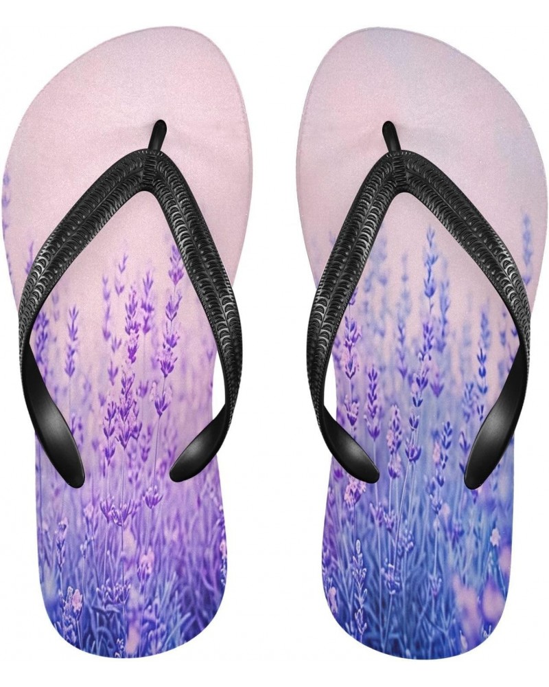 Beautiful Lavender Flip Flops Sandals of Men's & Women's,Sandals Beach Slippers Shower Slides $10.25 Sandals