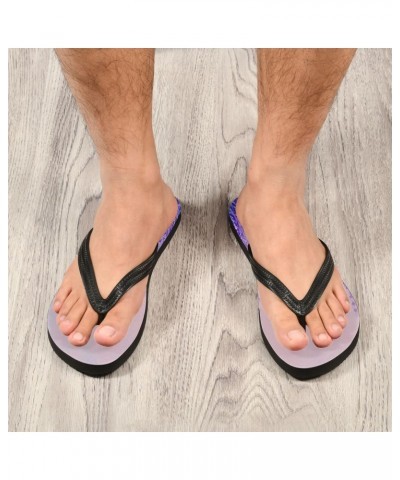 Beautiful Lavender Flip Flops Sandals of Men's & Women's,Sandals Beach Slippers Shower Slides $10.25 Sandals