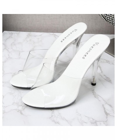 Heeled sandals sandals Heels For Teens sandals Women Black Heeled sandals For Women Dressy Cute White sandals For Wom White-d...