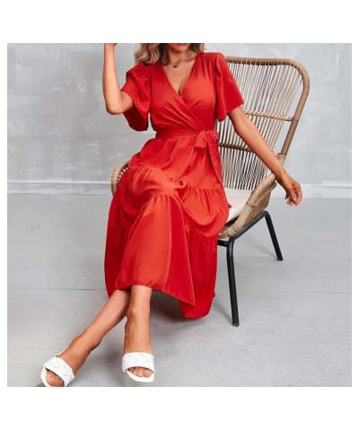 Tee Dresses Women Short Sleeved Loose Dress Women Dresses for Women Swing, Large Rd1- Dress for Women 2024 $12.73 Boots