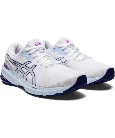 Women's GT-1000 8 White/Dive Blue $35.23 Athletic Shoes