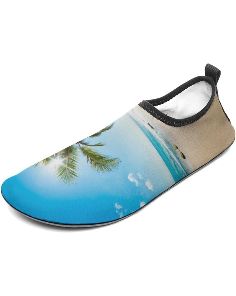 Hawaii Tropical Beach Men's Soft Water Shoes Beach Pool Yoga Socks Swim Shoes Sport for Women 5/6women $13.95 Outdoor Shoes