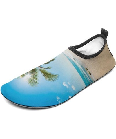 Hawaii Tropical Beach Men's Soft Water Shoes Beach Pool Yoga Socks Swim Shoes Sport for Women 5/6women $13.95 Outdoor Shoes