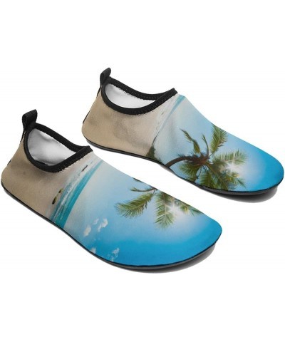 Hawaii Tropical Beach Men's Soft Water Shoes Beach Pool Yoga Socks Swim Shoes Sport for Women 5/6women $13.95 Outdoor Shoes