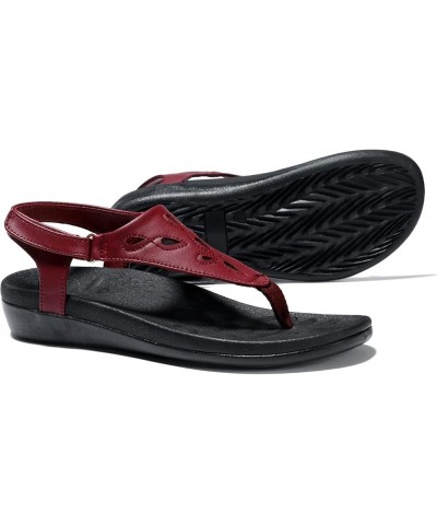 Womens Arch Support Sandals Orthotic Thong Flip Flops Red 2024 $25.19 Sandals