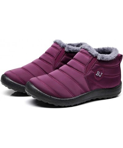 Womens Snow Boots Waterproof Insulated 10.5 Wide Womens Winter Snow Boots Slip on Womens Boots for Snow Winter Boots for Wome...