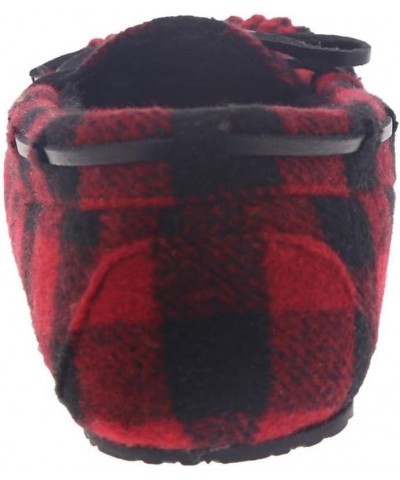 Lodge Trapper Womens Slipper Red-black-plaid $10.38 Slippers