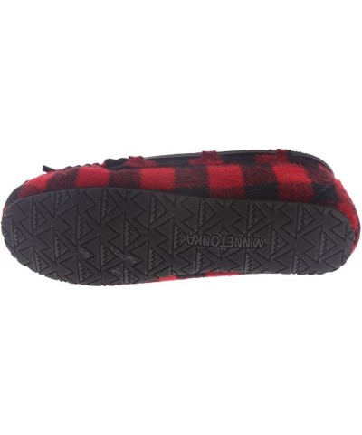 Lodge Trapper Womens Slipper Red-black-plaid $10.38 Slippers