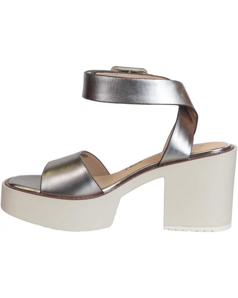 Women's ICONOCLAST Heeled Sandal Gunmetal $44.70 Sandals