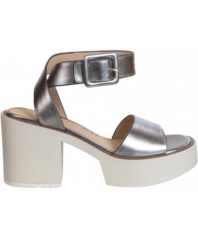 Women's ICONOCLAST Heeled Sandal Gunmetal $44.70 Sandals