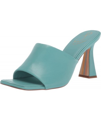 Women's Carmen Heeled Sandal Capri Blue $58.05 Sandals