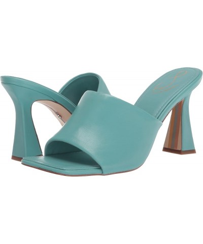 Women's Carmen Heeled Sandal Capri Blue $58.05 Sandals